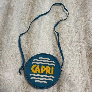 RARE LIMITED EDITION Olympia Le-Tan "Voyages" Caviar Clutch Capri Blue